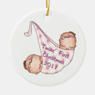 2011 Twins First Christmas Ornament