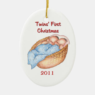 2011 Twins FIrst Christmas Ornament