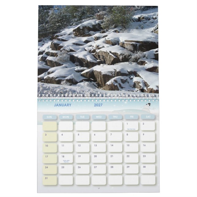 2011 Wall Calendar (Jan 2027)
