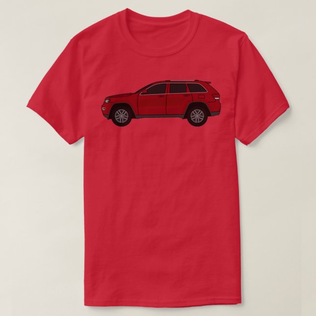 2011present SUV 4X4 WK2 red  T-Shirt (Design Front)