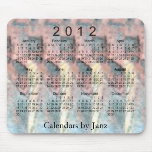 2012 3D Calendar Mouse Mat