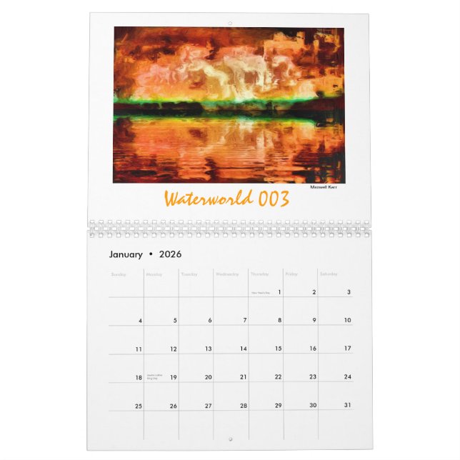 2012 Aleagraph Calendar (Jan 2026)