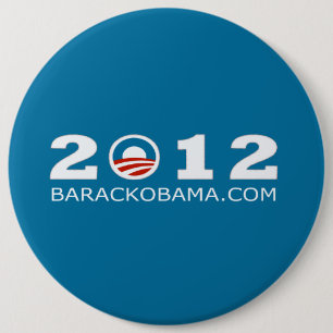 2012 Barack Obama Re-election Design 6 Cm Round Badge