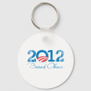 2012 - Barack Obama - Vintage.png Key Ring