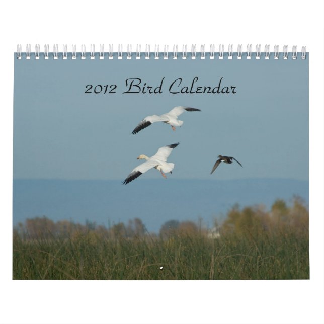 2012 BIRD CALENDAR (Cover)