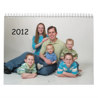 2012 Bradd Family Calendar