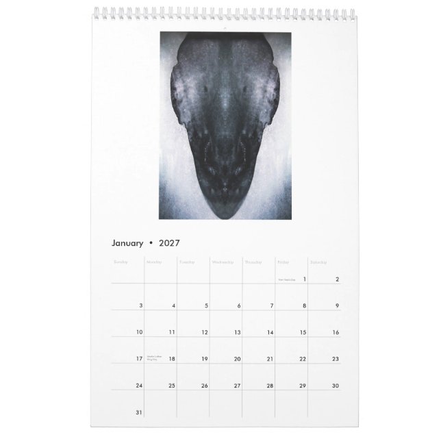 2012 Calendar (Jan 2027)
