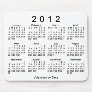 2012 Calendar Mouse Mat