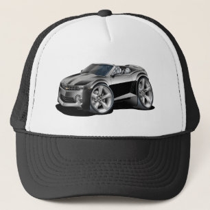 2012 Camaro Black-Grey Convertible Trucker Hat