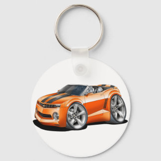 2012 Camaro Orange-Black Convertible Key Ring