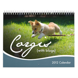 2012 Corgis (with blogs) Wall Calendar