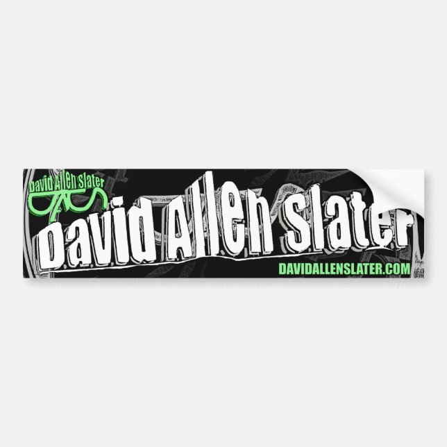 2012 David Allen Slater Bumper Sticker (Front)
