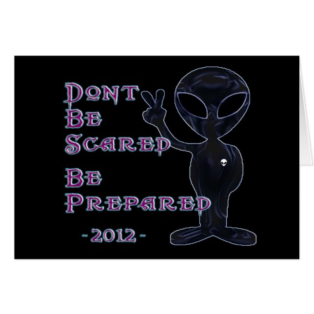 2012 - Don't Be Scared... Be Prepared (Front Horizontal)