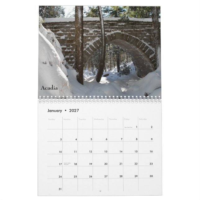 2012 Downeast Images Calendar - 1 (Jan 2027)