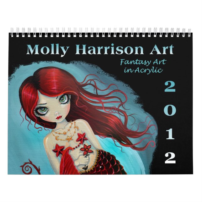 2012 Fantasy Art Calendar by Molly Harrison (Cover)