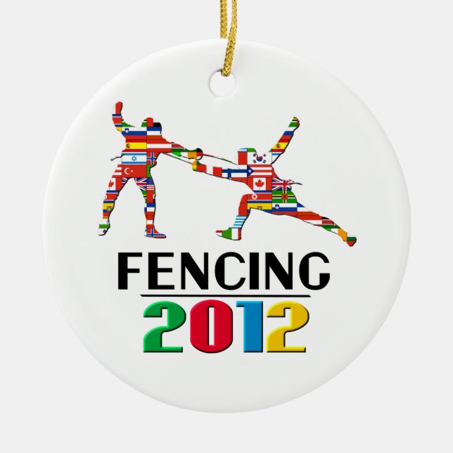2012: Fencing Ornament (Front)