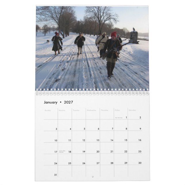 2012 Fifth New York Calendar (Jan 2027)