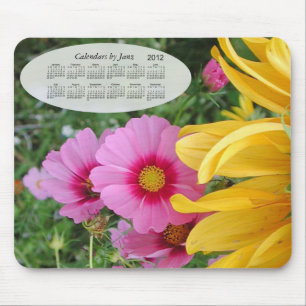 2012 Floral Calendar Mouse Mat