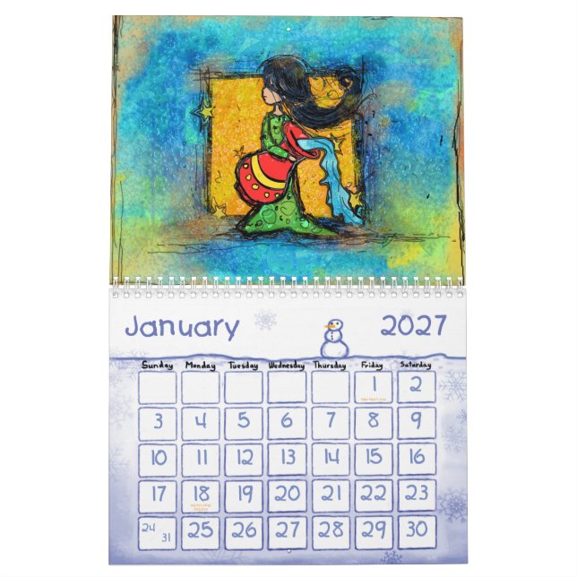 2012 For Kids Calendar (Jan 2027)