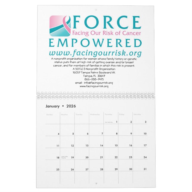 2012 FORCE Calendar  (Promo code-ALLCALENDARS) (Jan 2026)