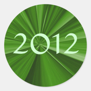 2012 Graduation Classic Round Sticker