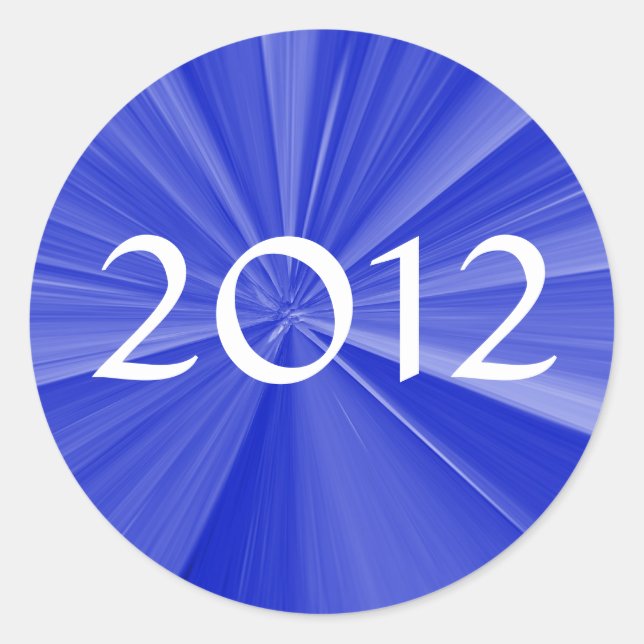2012 Graduation Classic Round Sticker (Front)