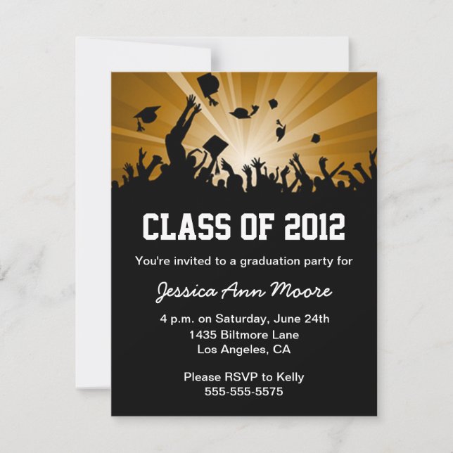 2012 graduation party invitation (Front)