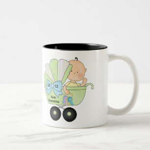 2012 Grandma (green) Two-Tone Coffee Mug