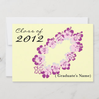 2012 Hawaii Theme Graduation Announcement