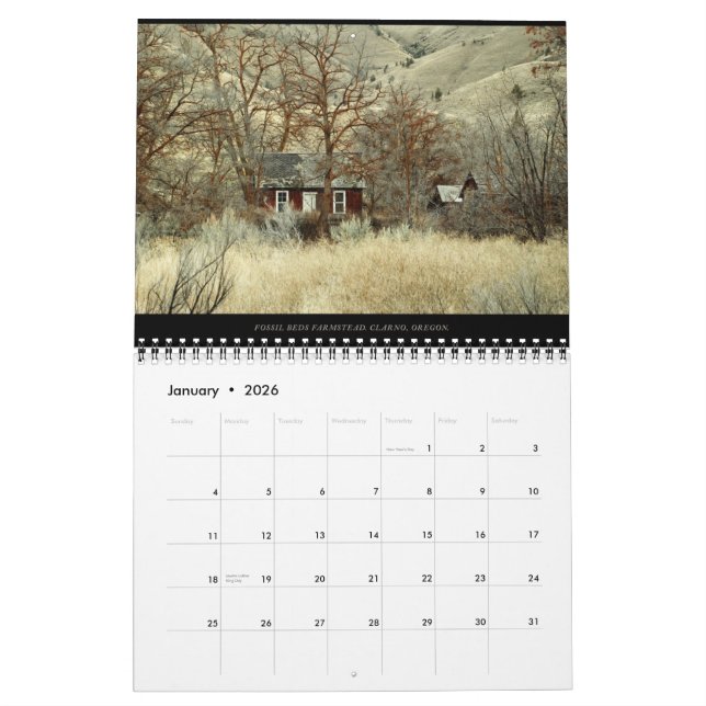 2012: High and Dry wall calendar (Jan 2026)