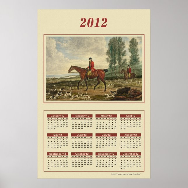 2012 Huntsman Calendar Poster (Front)