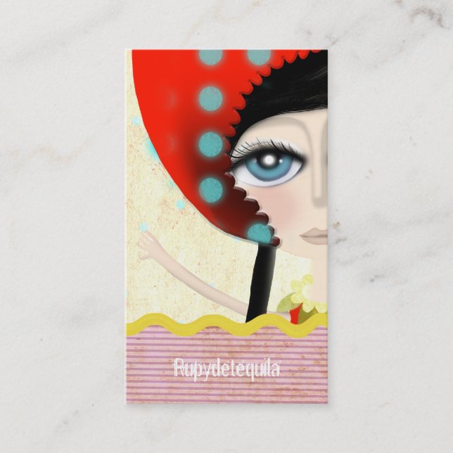 2012 illustration Doll texture Business Card (Front)