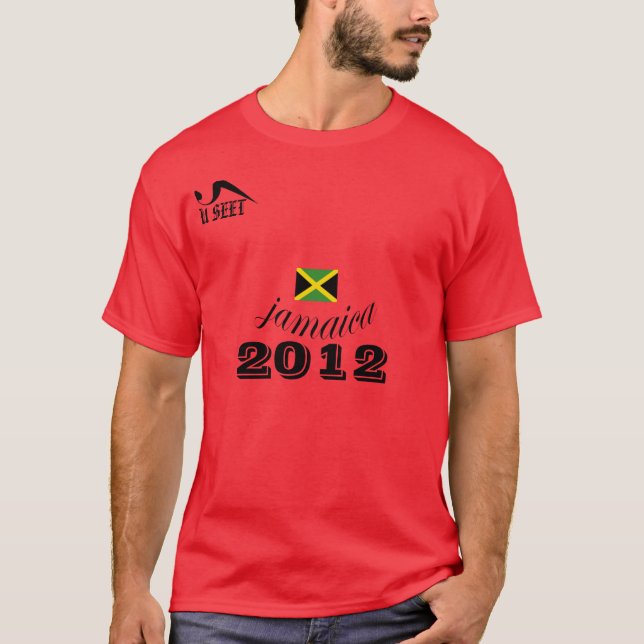 2012 Jamaica Red  T Shirt (Front)