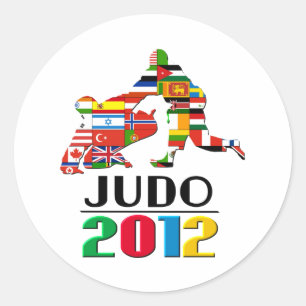 2012: Judo Classic Round Sticker