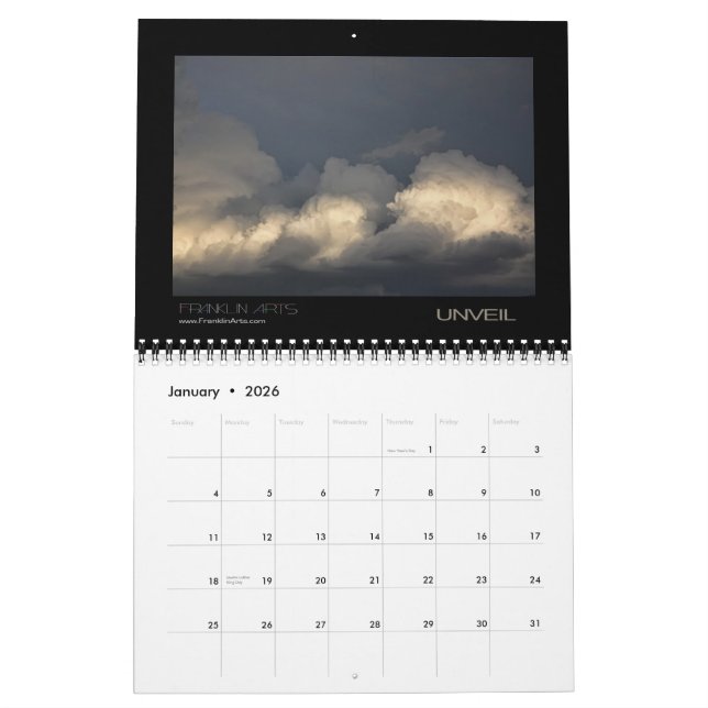 2012 Landscape Calendar (Jan 2026)