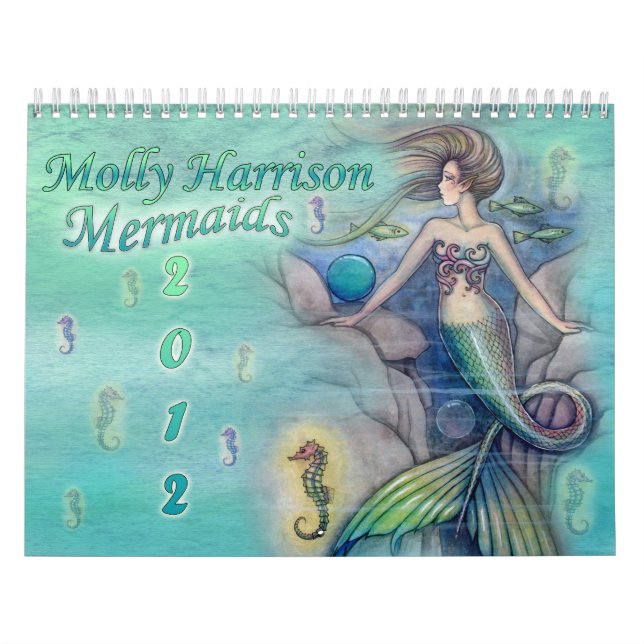 2012 Mermaid Calendar by Molly Harrison (Cover)