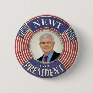 2012 Newt Gingrich Button