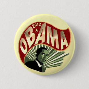 2012 Obama 6 Cm Round Badge