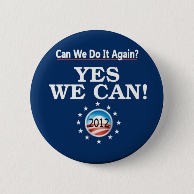 2012 Obama /Biden Re-Election Pin (Front)
