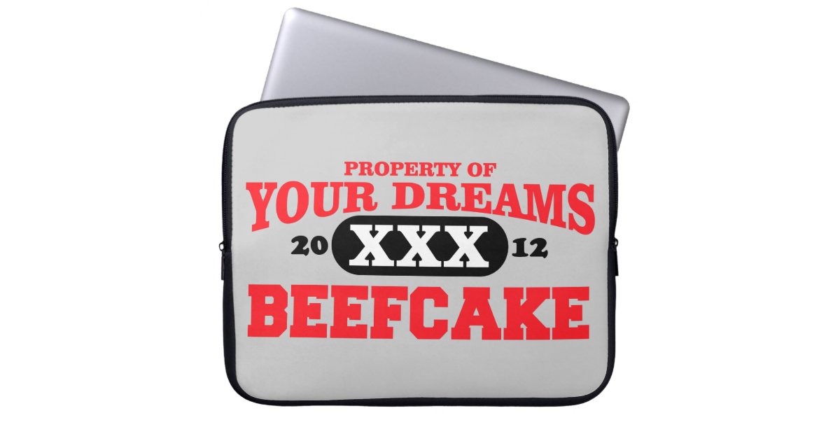 2012 only in your dreams team beefcake laptop sleeve | Zazzle.co.uk