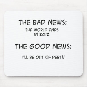 2012 Out of Debt Mouse Mat