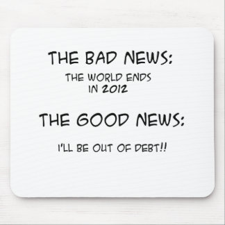 2012 Out of Debt Mouse Mat