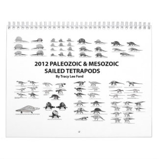 2012 Palaeozoic and Mesozoic Sailed Tetrapods Calendar