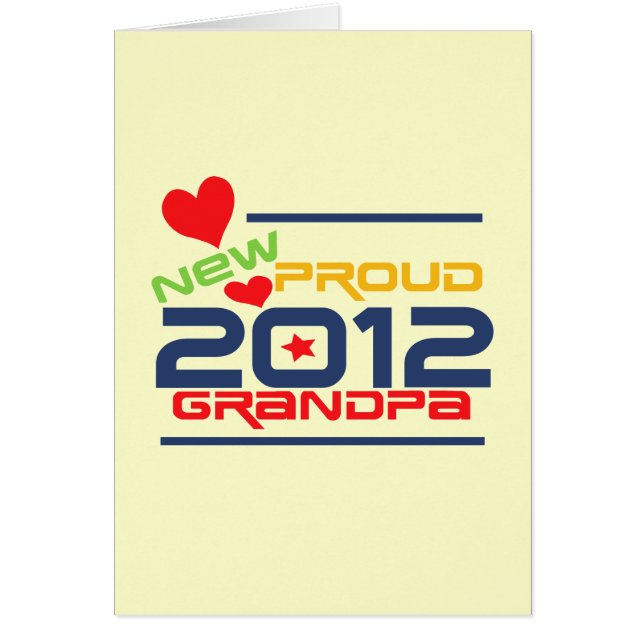 2012 Proud Grandpa T-shirts and Gifts (Front)