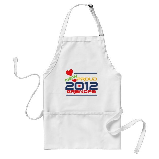 2012 Proud Grandpa T-shirts and Gifts Standard Apron (Front)