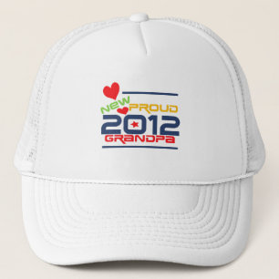 2012 Proud Grandpa T-shirts and Gifts Trucker Hat