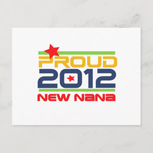 2012 Proud Nana T-shirts and Gifts Postcard