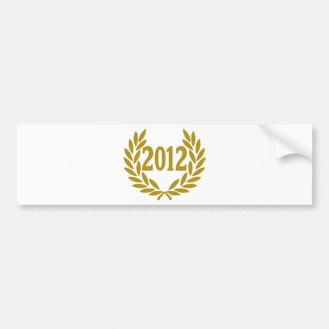 2012-real-laurel-crown bumper sticker (Front)