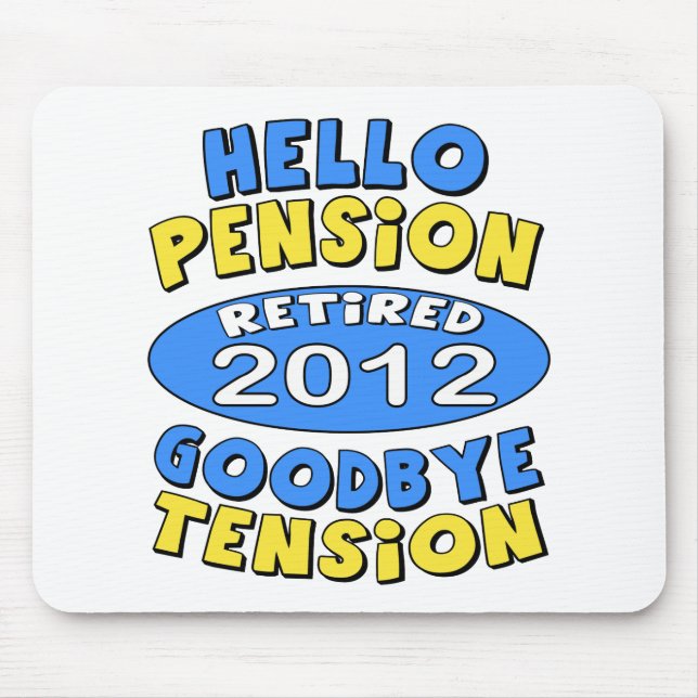 2012 Retirement Mouse Mat (Front)
