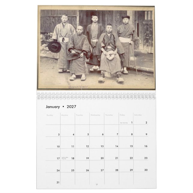 2012 Sakaguchi Family Calendar (Jan 2027)